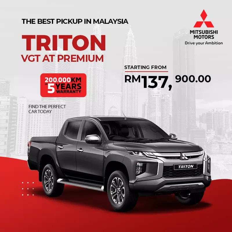 mitsubishi sarawak triton vgt at premium